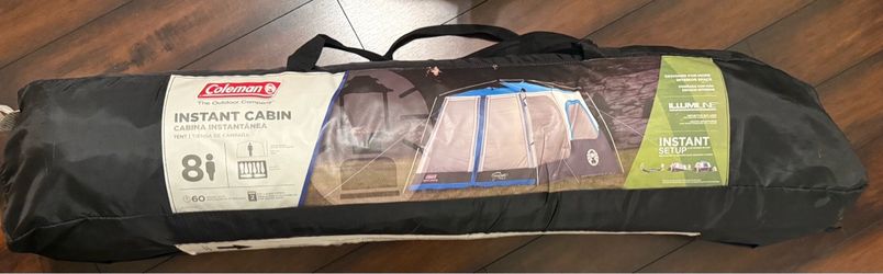 Coleman Signature 8-Person Instant Cabin Tent – 60-Second Setup + Rainfly
