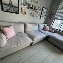 COUCH WITH OTTOMAN NEEDS TO GO TODAY