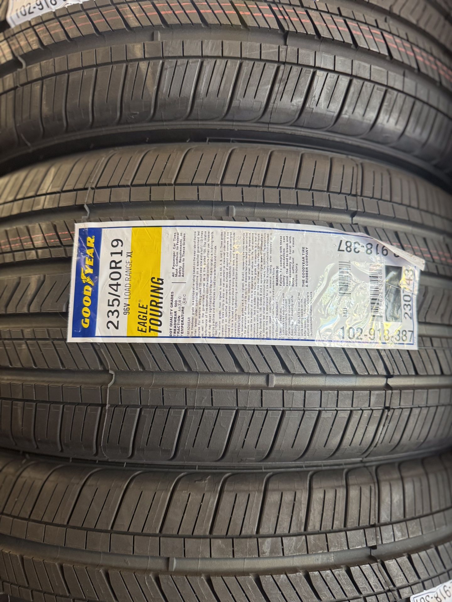 🛑🚥235-40-19 Goodyear Tires 