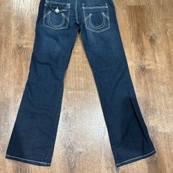 True Religion medium wash bootcut jeans size 28