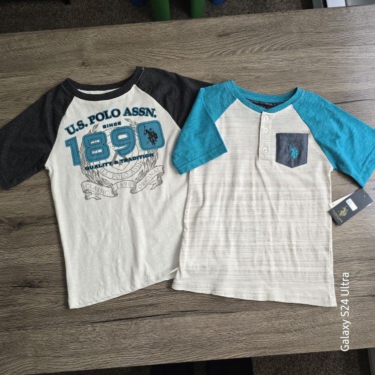 Boys U.S. POLO ASSN. Shirts (Set Of 2) 5/6