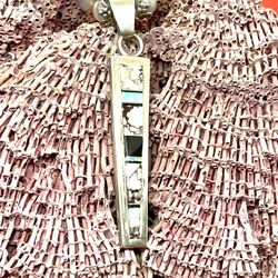 Sterling TF Opal Pendant Necklace