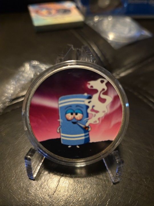 Stoner Stacker Southpark Towlie Cannabis 420 Collectable 1 Oz Silver Coin