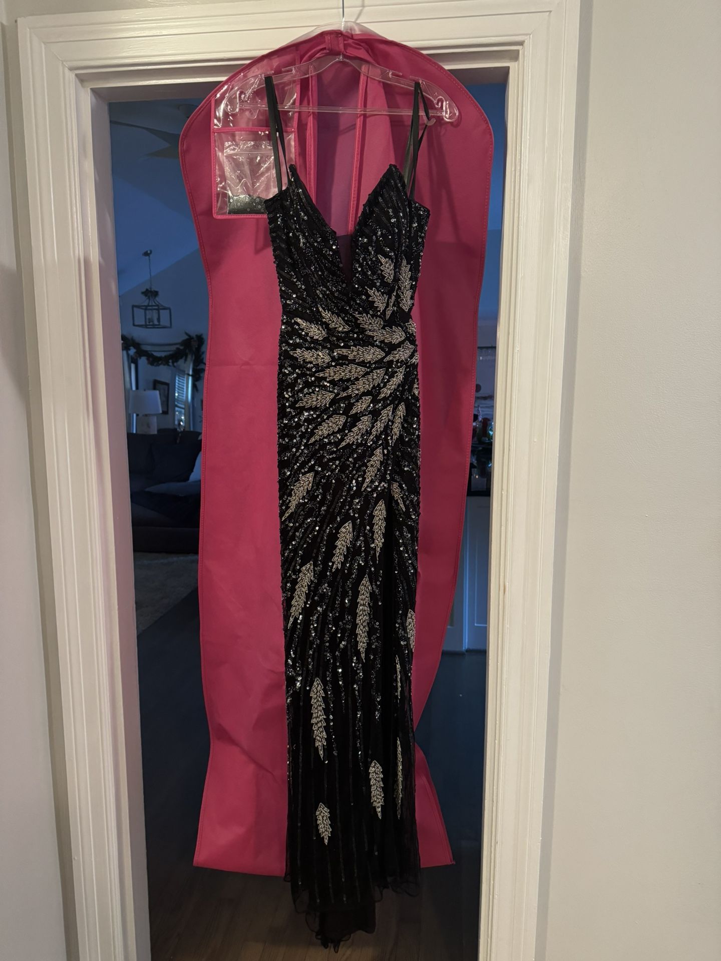 Black Sequins Dress Size 0/2