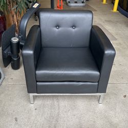 Single Black Sofa 