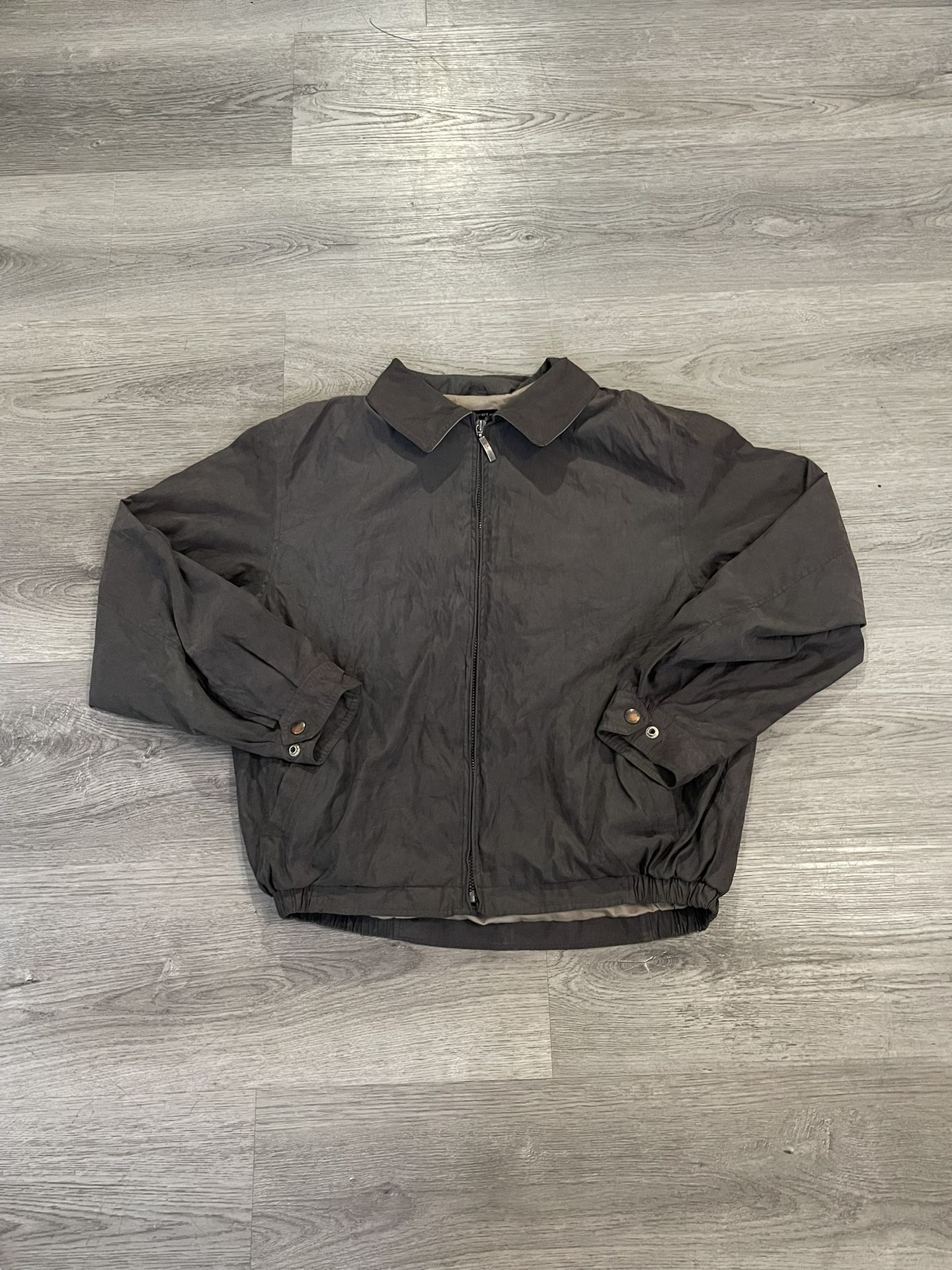 Claiborne brown/grey mens bomber jacket