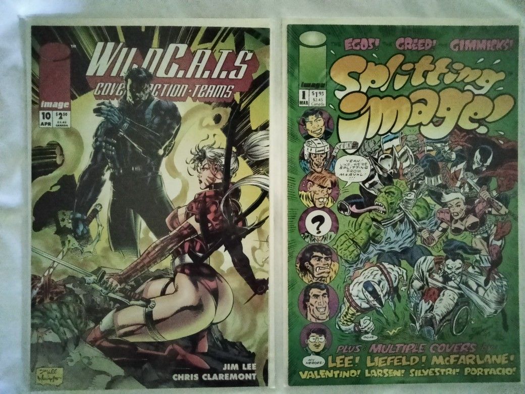 Splitting Image! And Wild C.A.T.S Comics