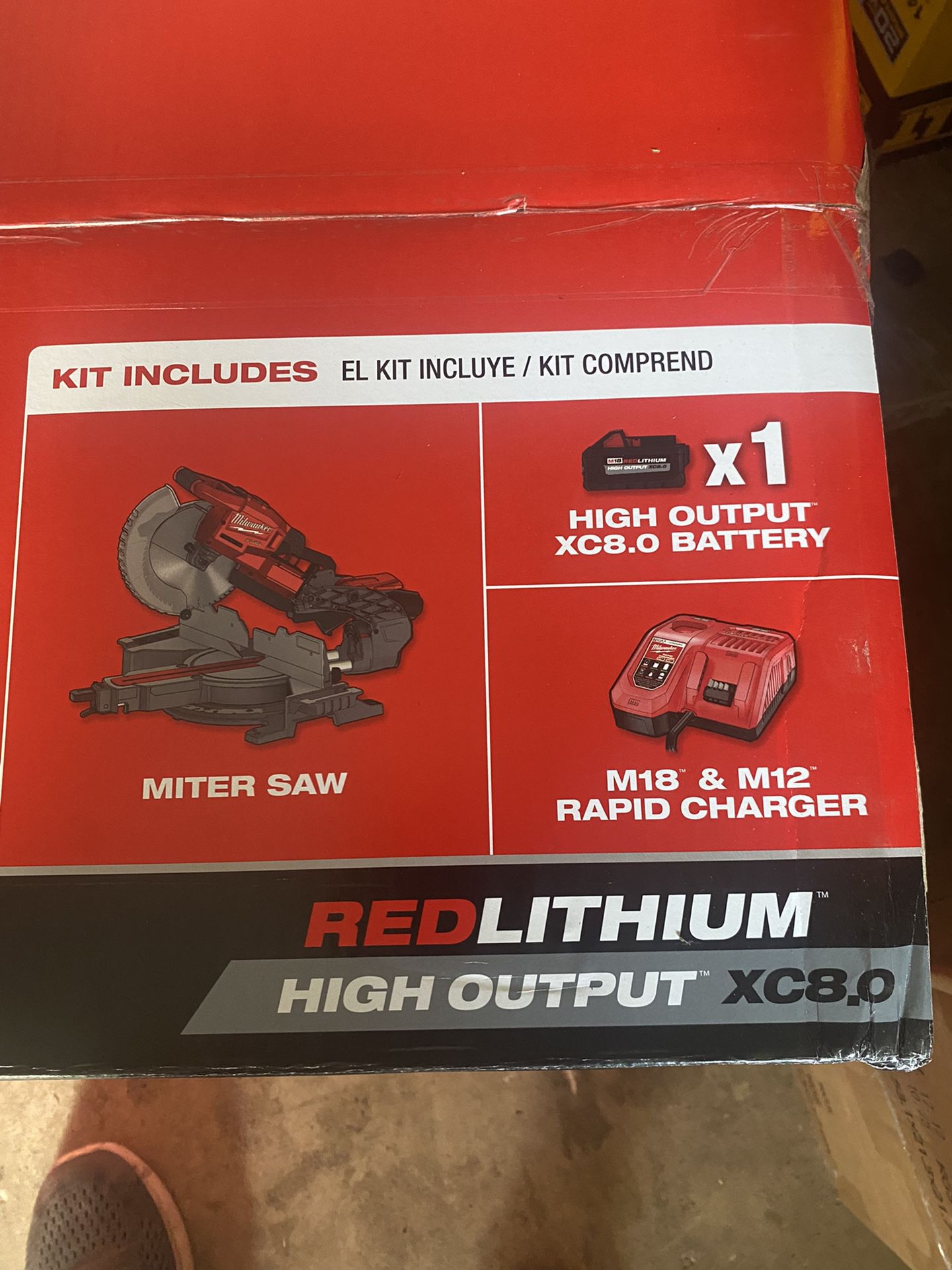 Milwaukee 10”dual Bevel Sliding Compound miter saw kit