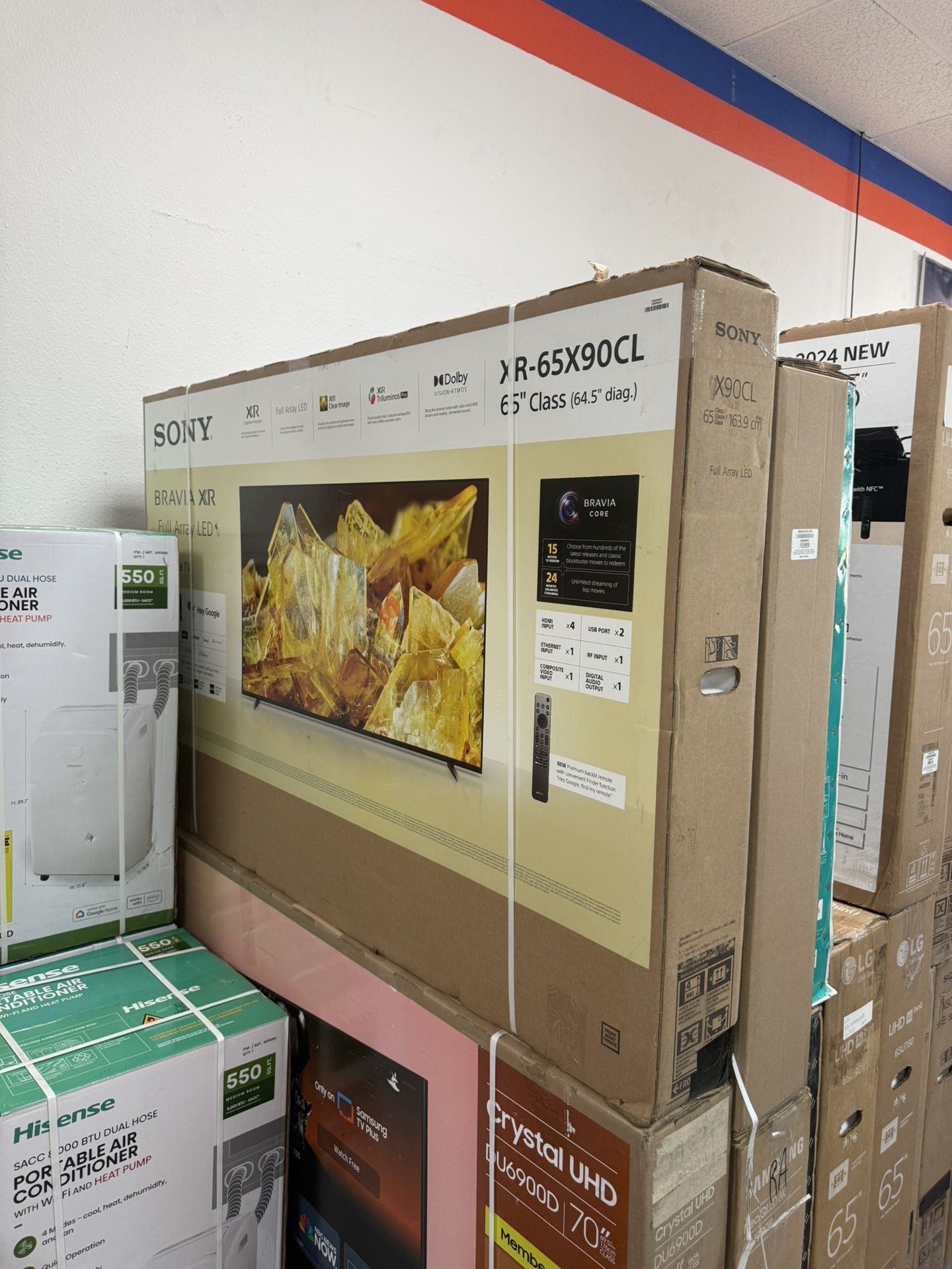 65” SONY BRAVIA X90L 4K HDR SMART TV