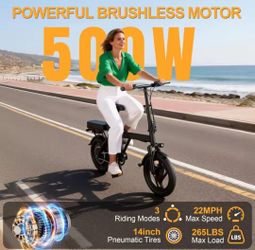 New 22mph Ebike