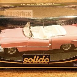 Prestige Solido 1955 Pink Cadillac Eldorado Convertible 1:21.5 Scale Ref. 8011