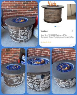 🔥 Outdoor Gas Fire Pit 🔥