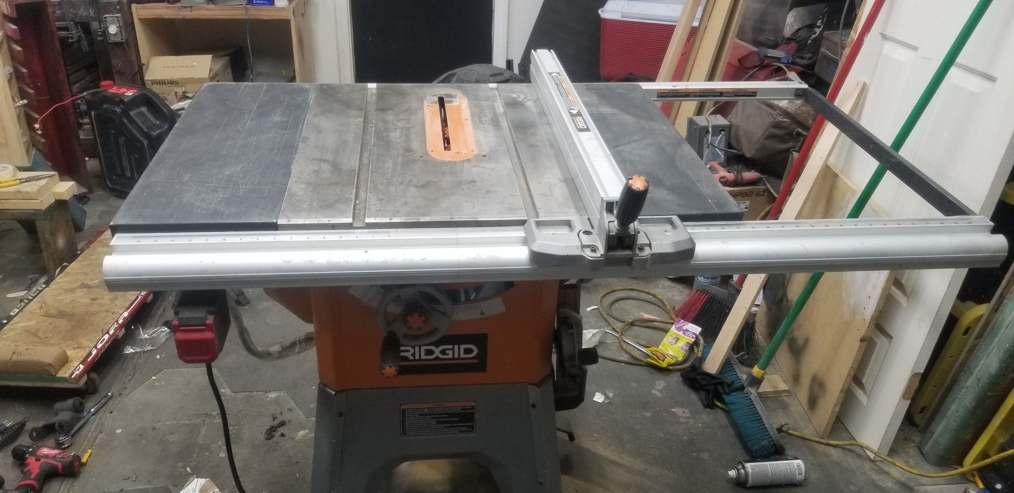 Ridgid contractor table saw