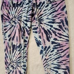 NWOT Sonoma Girls Sz 10/12 Cozy Joggers in Tie Dye, in Perfect Condition