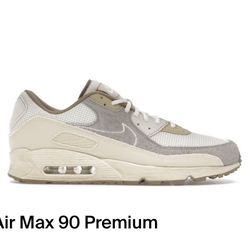 Nike Air Max 90 Premium Pale Ivory IM6773 104 Size 13