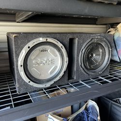 Boss Chaos 12" 1400 Watt Power Subwoofer Sealed Sub Box Enclosure