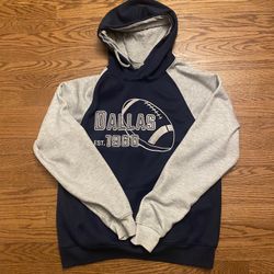 Blue And Grey Rzuo Hoodie 