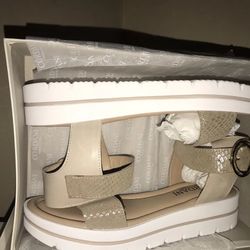 New Cordani Addison leather Snake Embossed Sandals