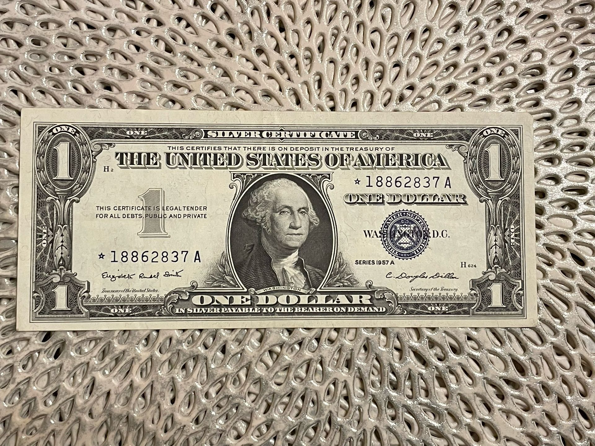 Billete Con Estrella ⭐️ Sello Azul 😎