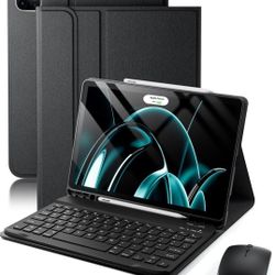 Keyboard Case for iPad Pro 13 (M4 2024)-13 inch with Mouse & Detachable Keyboard