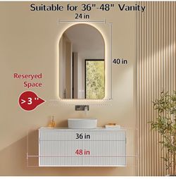 LED Mirror 40x25 inch