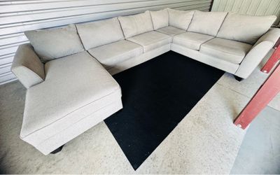 3pc MODULAR SECTIONAL SOFA COUCH GRAY
