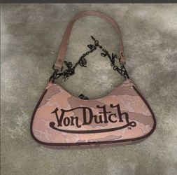 Von Dutch camo purse