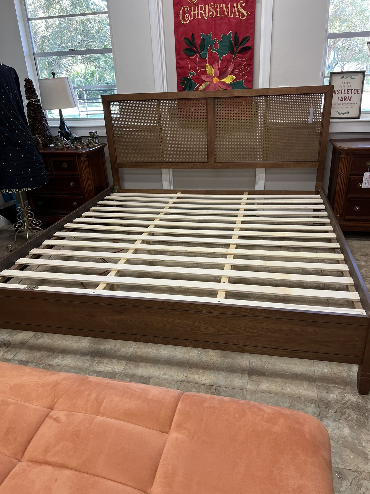 King Size Rattan Bed Frame