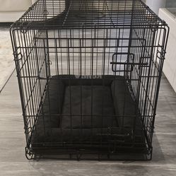Dog Crate Medium/Large Collapsible + KONG Bed Included – Excellent Condition