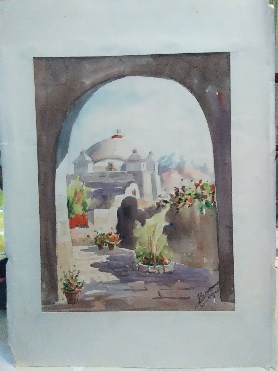 3) Bernardino Delgado Water Color Paintings