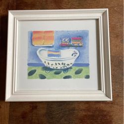 Framed Bathtub Art