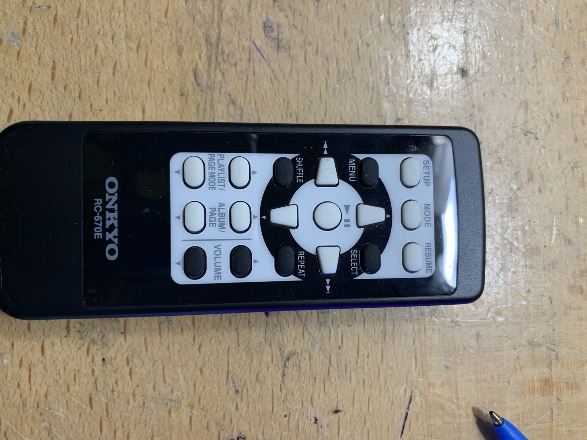 Onkyo remote control