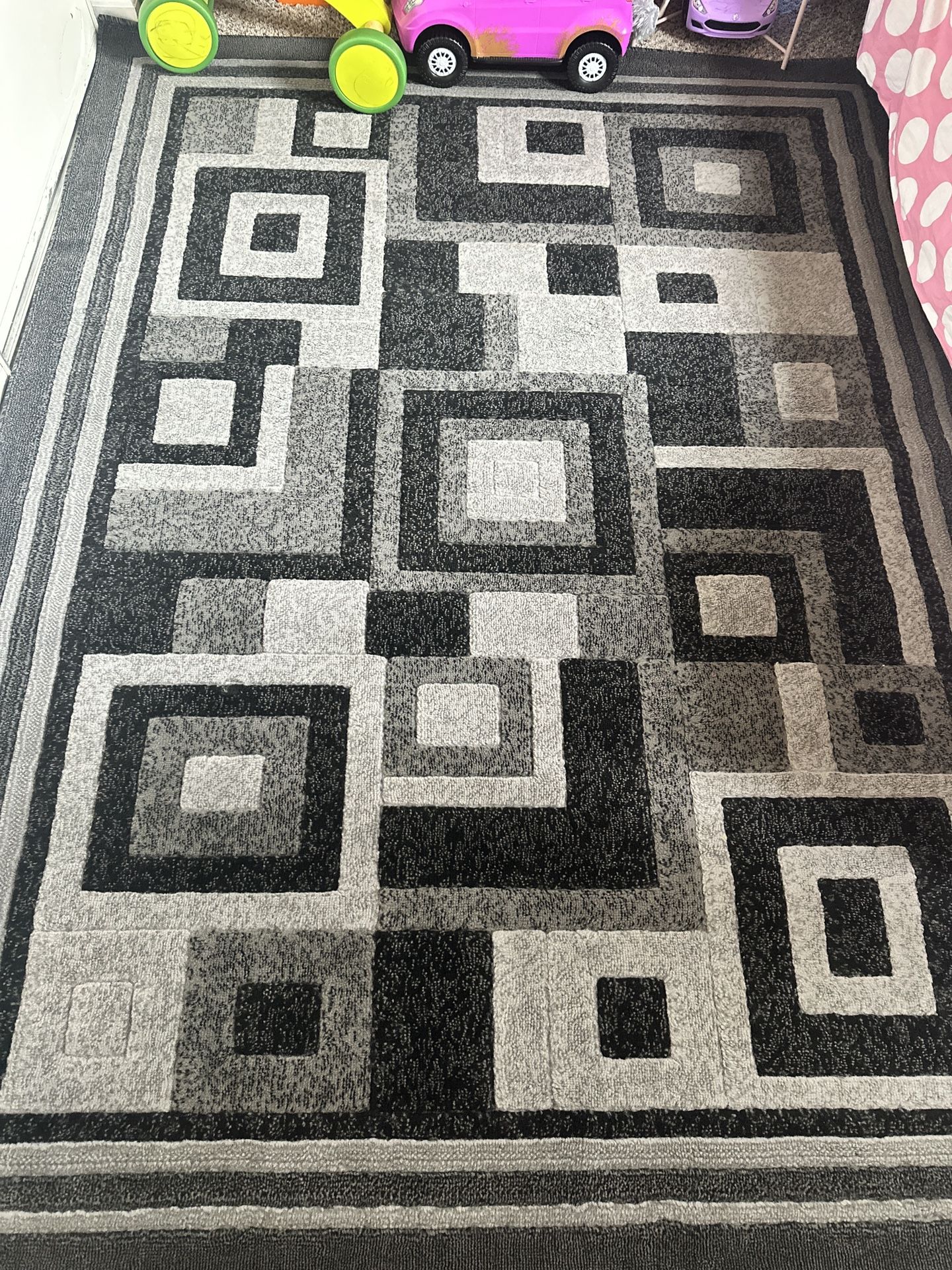 2 Pieces Of Carpet For Living Room & Kitchen