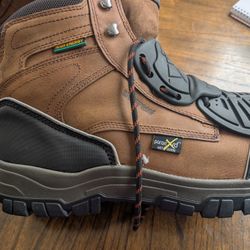 HYTEST FootRests® High Energy Super-Guard X Waterproof Metatarsal Guard Composite Toe 8" Work Boot