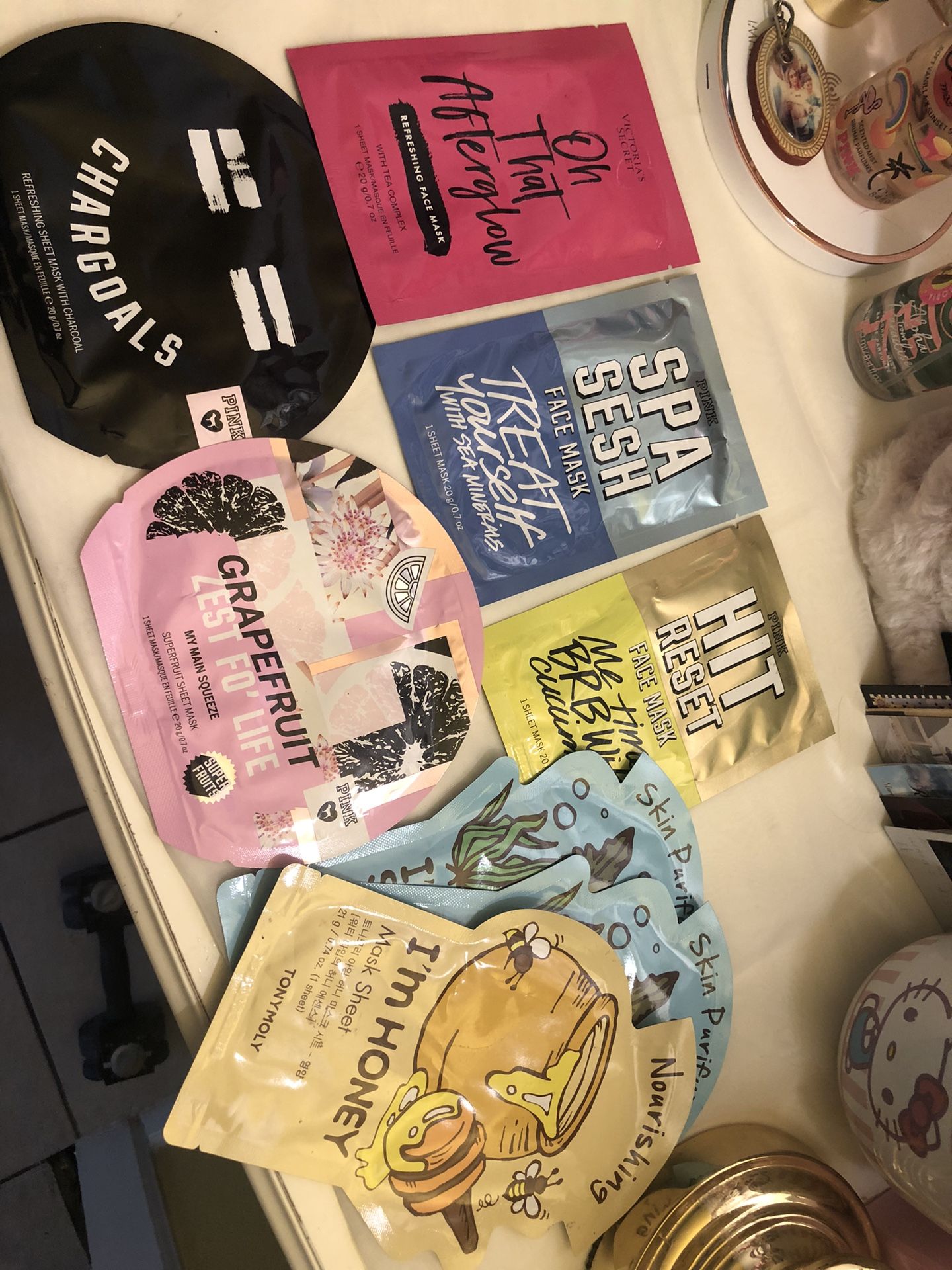 Victoria’s Secret Pink Face Mask Sheets $5 Each Great Stocking Stuffers