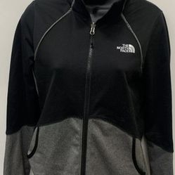 The North Face Women's Black Gray Full Zip Jacket Size S/P