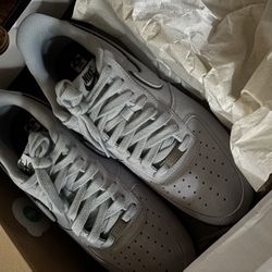 Light Blue Suede LV 07’  Forces 