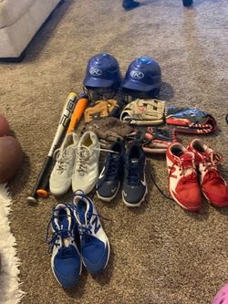 Football and Baseball equipment