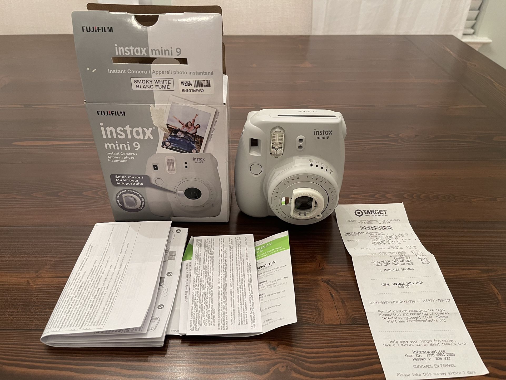 New Instax Camera