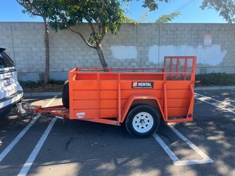 2022 best industries 5x8 solid wall all steel utility trailer