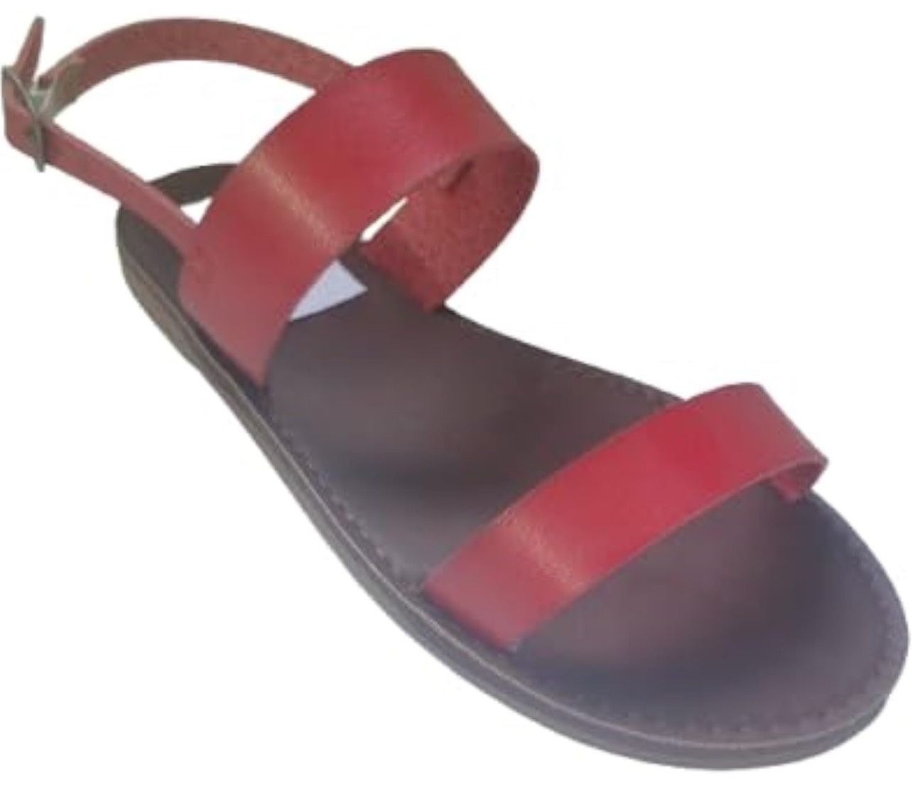 Women'S Open Toed Women'S Flat Shoes, Women'S Formal Sandals, Cognac Flat Shoes, Ankle Straps, Comfortable Casual Summer Sandals