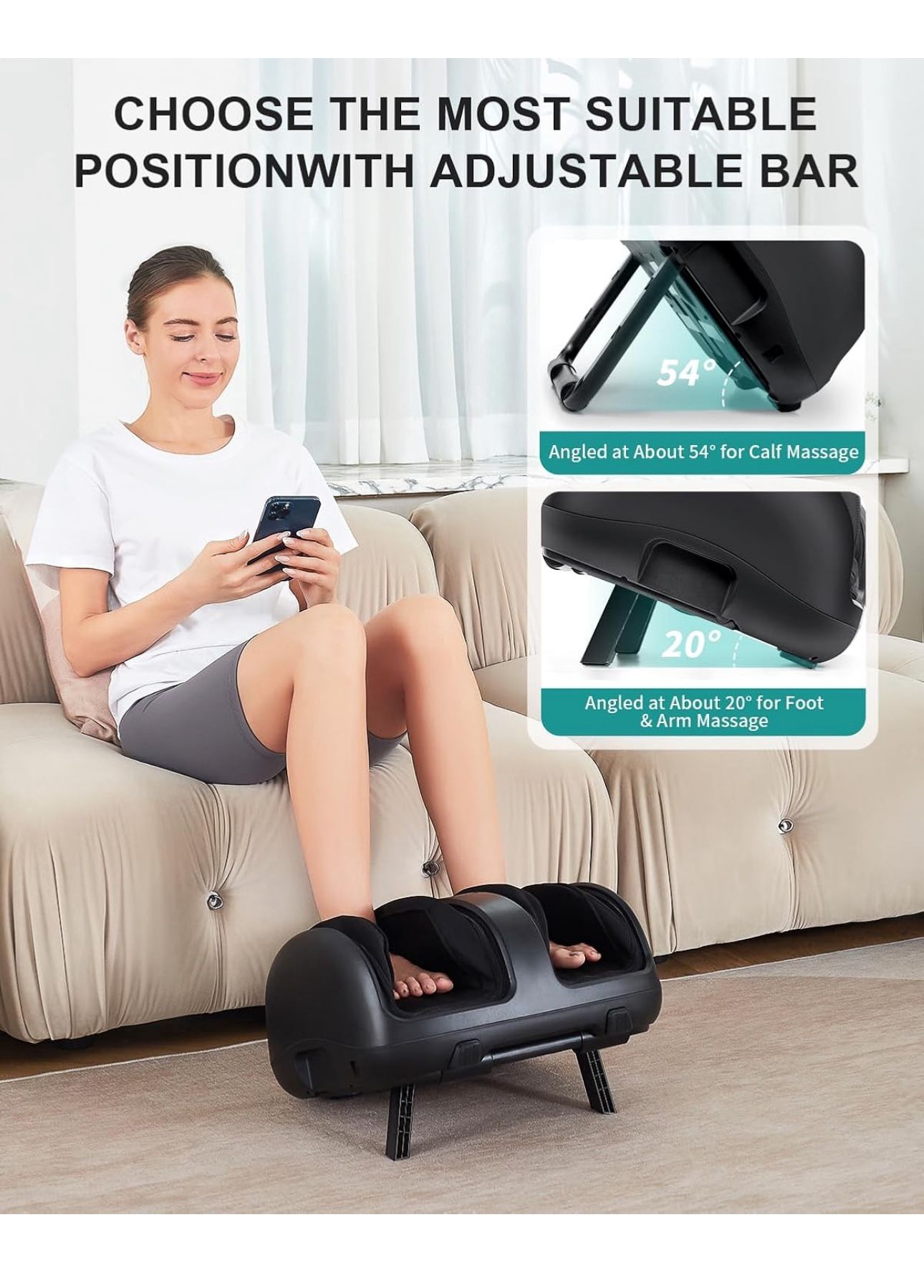 Foot Shiatsu Massager For Circulation And Pain Relief