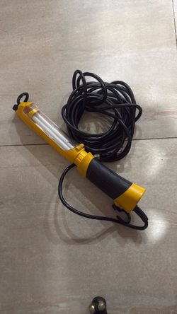 Portable Fluorescent Work Light with 20 Ft. Cord