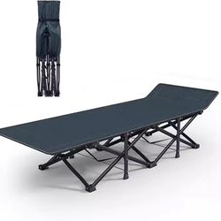 🛏 Comfortable Camping Cot for Adults - 551lbs Capacity, Folding, Queen Size 🛏 Perfect for Camping, Hiking, Travel, & Home Use