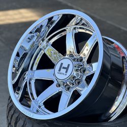 brand new wheels Hostile H109 20x12 8x165 -44 chrome available we finance 