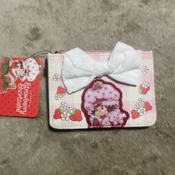 Strawberry Shortcake Gingham Bow Wallet