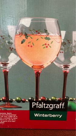 Pfaltzgraff Winterberry Wine Goblets