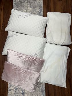 sleeping pillows bed bedroom lot