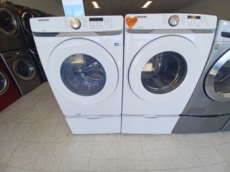 Used Kenmore & Samsung  Front Load Washer set