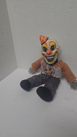 Halloween Creepy Clown Horror Doll Figure